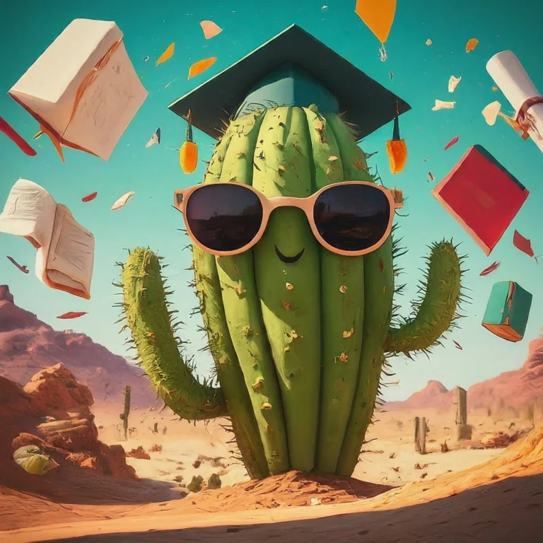 You're the "cool" cactus of our school, bringing a refreshing breeze of knowledge and wisdom.