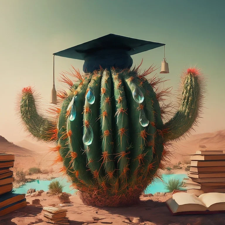 Just like a cactus conserves water, you help us conserve knowledge and wisdom.